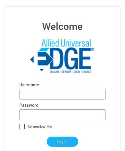 allied universal edge training courses online|edge training login.